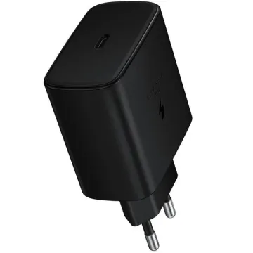 Samsung quickcharge USB-C 45W - cestovná nabíjačka - Čierna